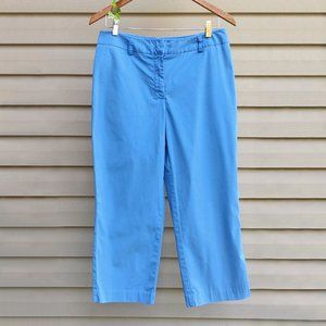 Chico's Comfy Cotton Mid-Calf Capri Pants sz 6